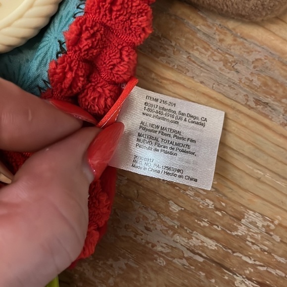 Infantino Go GaGa Fox Baby Lovey Teether Security Blanket NWOT - Picture 6 of 7